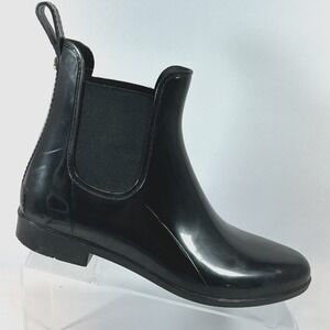 Sam Edelman Tinsley Rain Boots Matte Black Women's Size 9 Rubber Soles